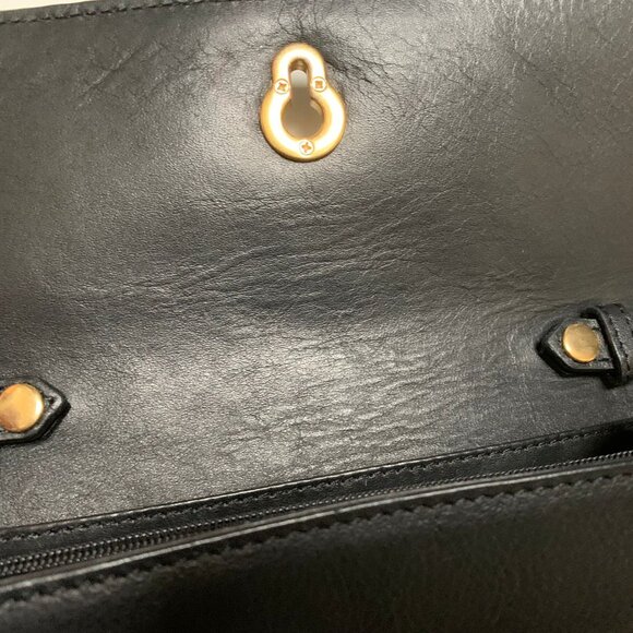 Cole Haan Black Leather Wallet/Crossbody - Picture 6 of 8